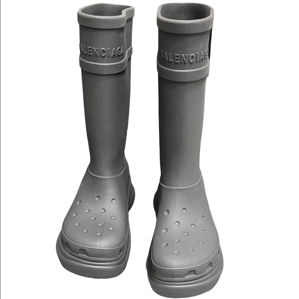 Balenciaga x CrocsTM Rubber Rain Boots